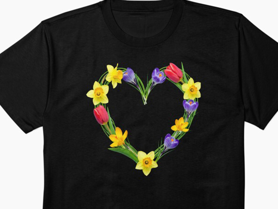 Spring Flowers Heart
