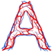Blood type letter A