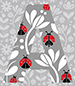 Ladybug type letter A