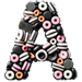 Licorice letter A