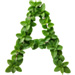 Mint letter A design
