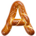 Pretzel type letter A
