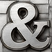 Metal ampersand symbol