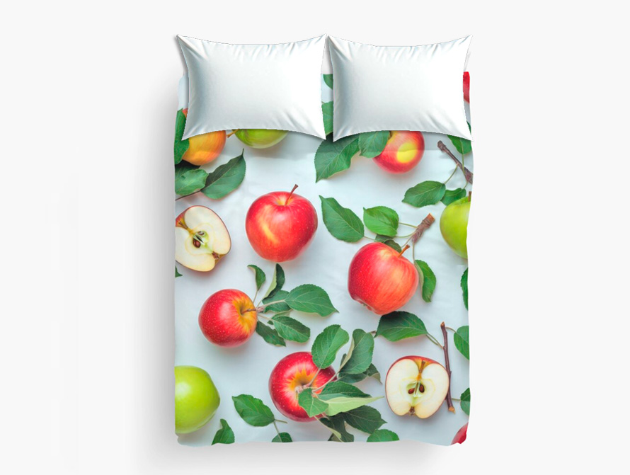 Apple Pattern Duvet Cover