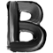 Black Paint type letter B