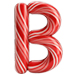 Candy Cane letter B