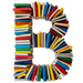 BOOKS letter B design