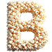 Popcorn type letter B