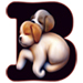 Puppies type letter B