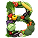 Veg type letter B