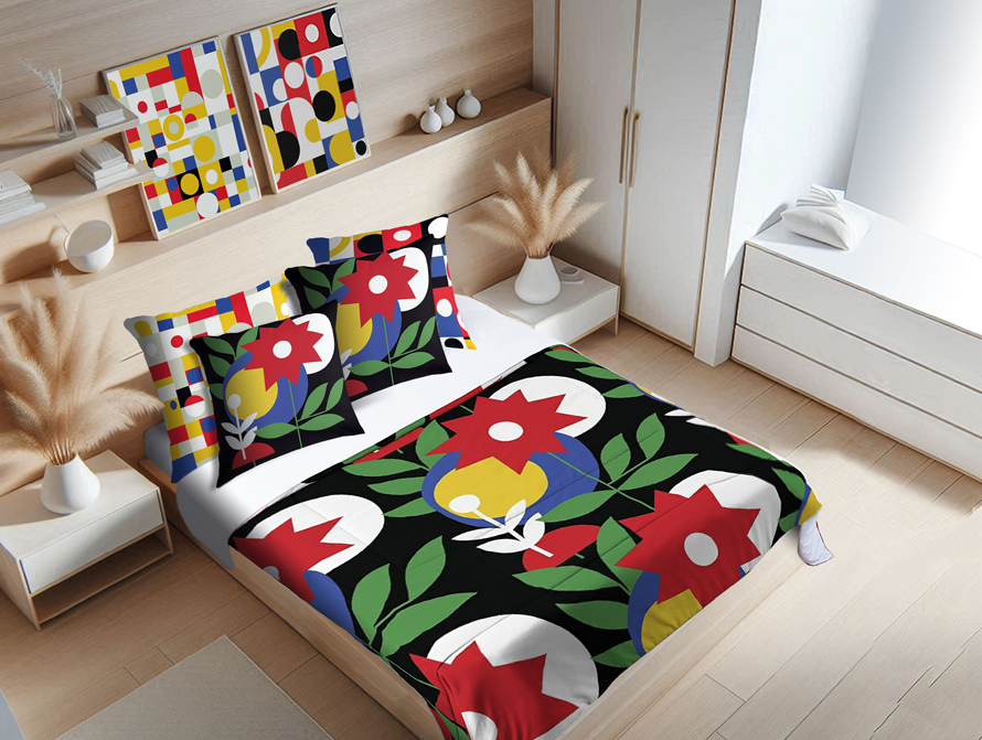 Color Blocks Bedroom