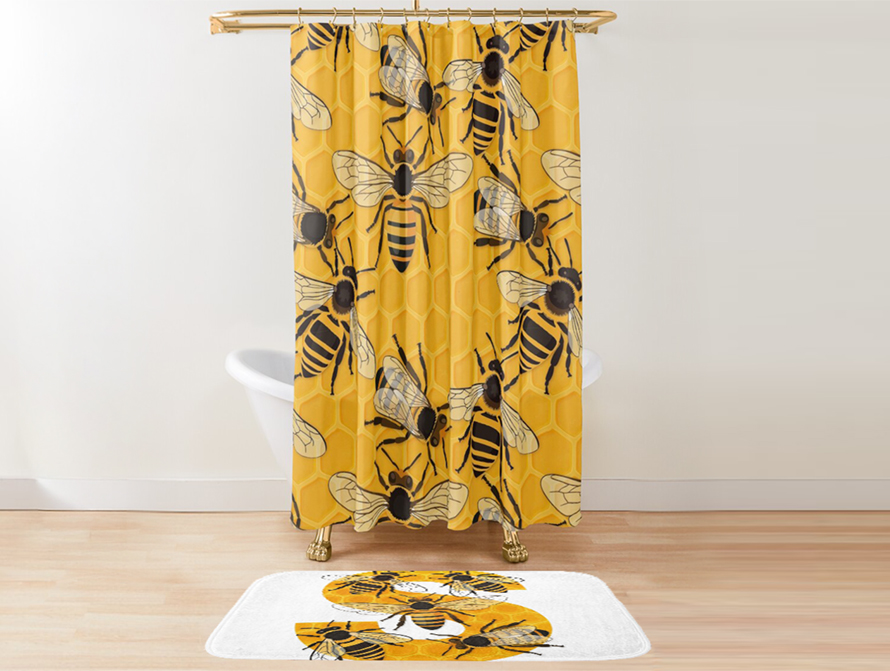 Bees Shower Decor