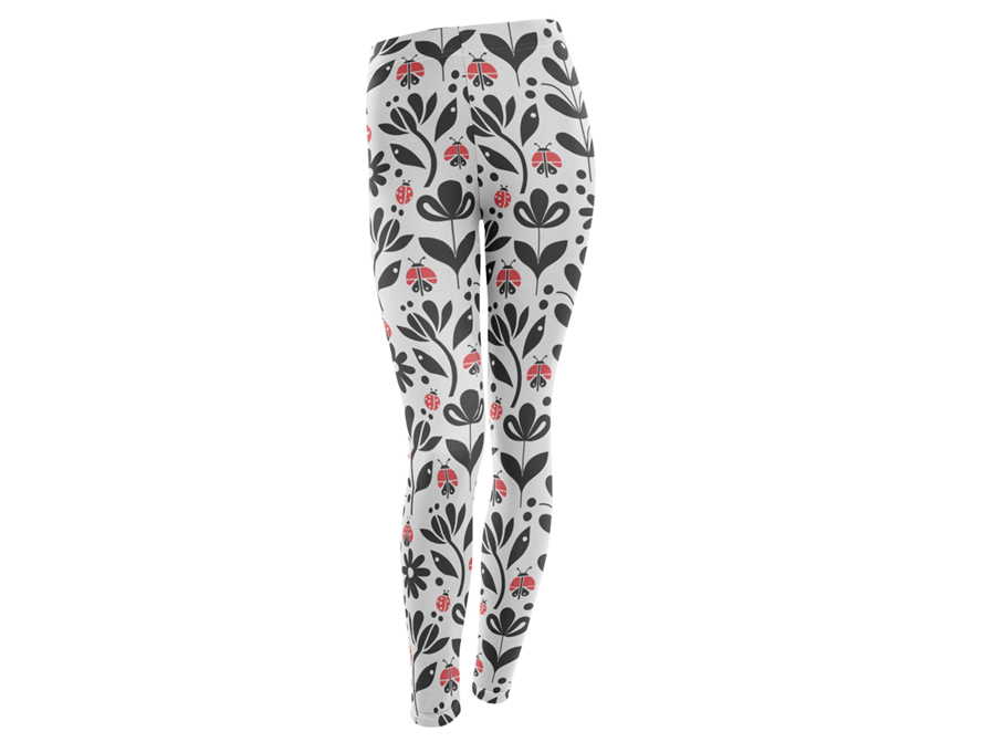 Black Ladybug Leggings