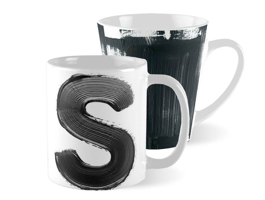 Black Paint Mugs
