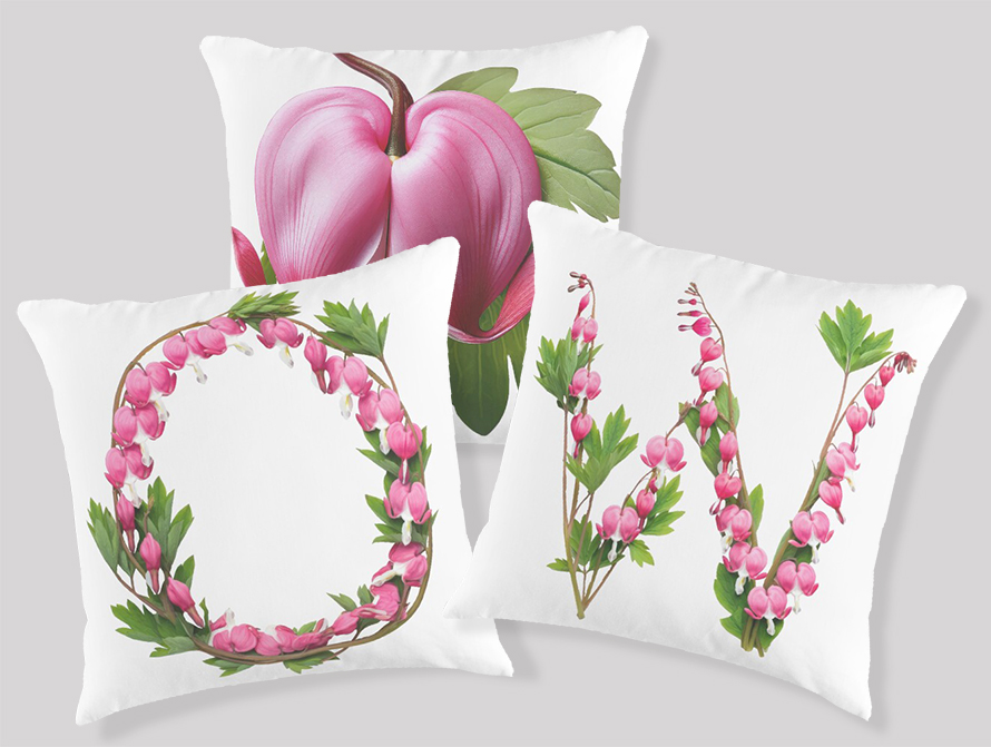 Bleeding Hearts Pillows