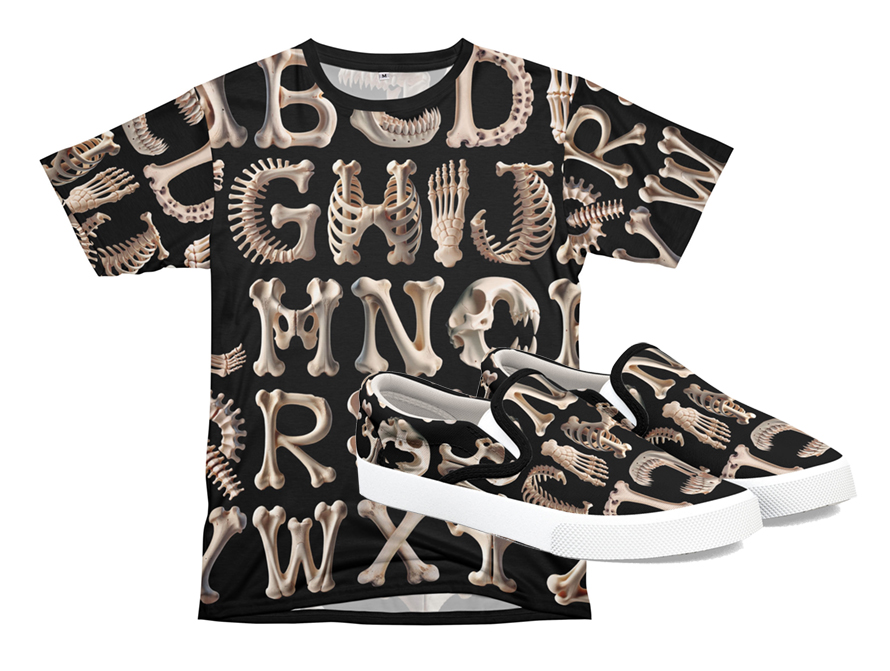 Bones Shirt and Shoes