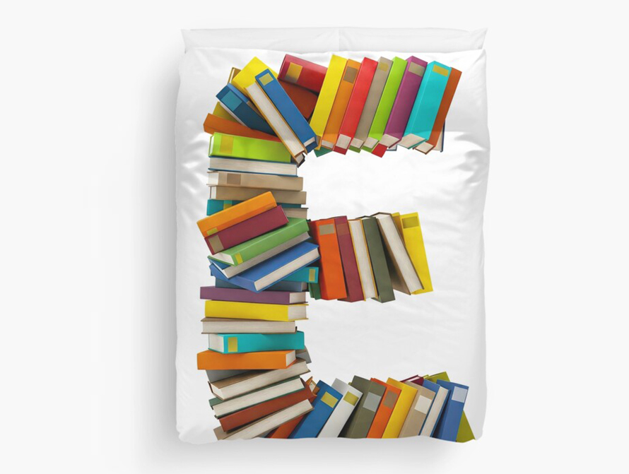 Books Duvet Cover
