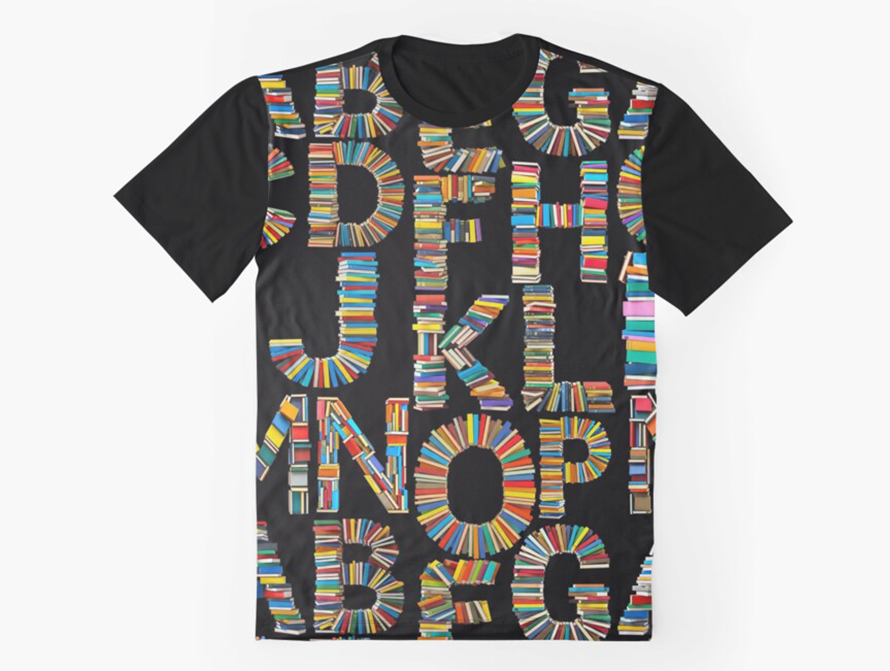 Books Alphabet Tee