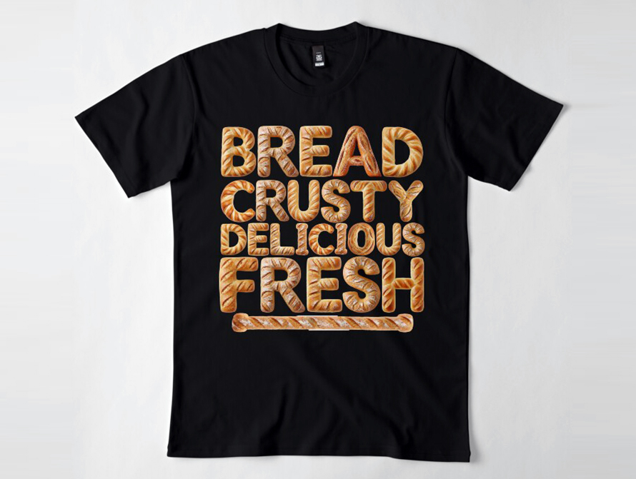 Bread words cloud line