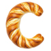 Letter C in Bread type design