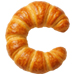Letter C in Croissant type design