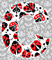 Ladybug type letter C