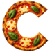 Margerita Pizza type letter C