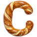 Pretzel type letter C