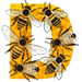 Bees letter D