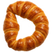 Letter D in Croissant type design
