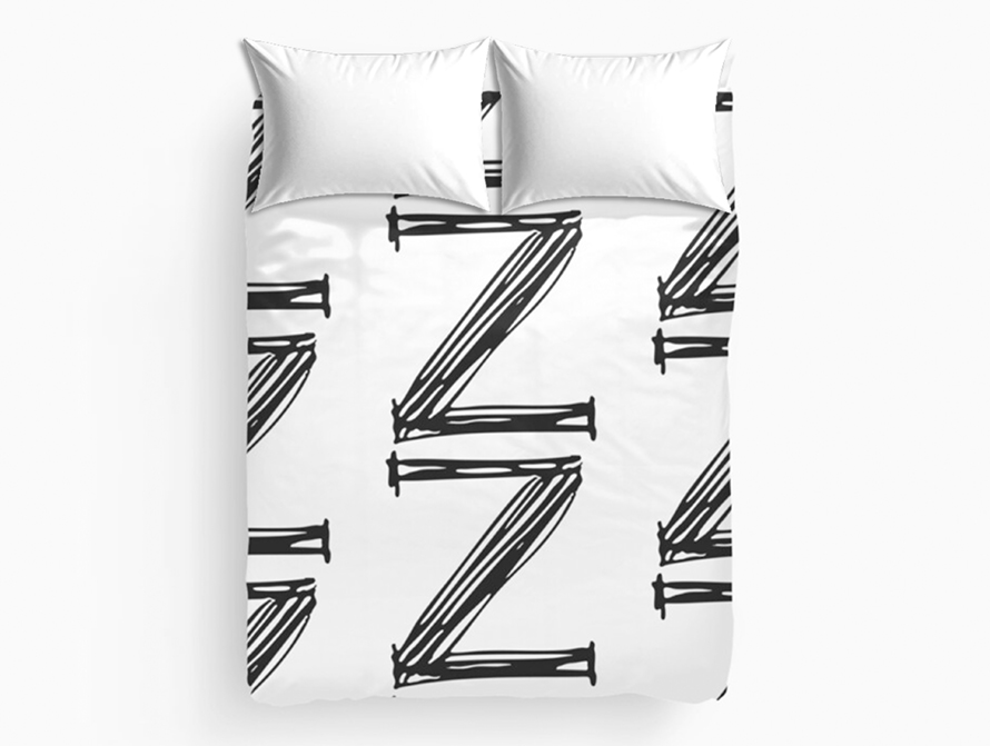 Doodle duvet cover