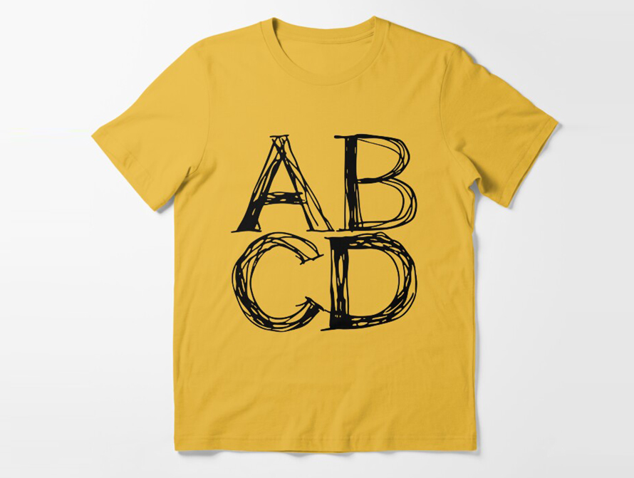 Doodle pattern t-shirt