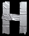 DUCT TAPE letter H