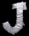 DUCT TAPE letter J