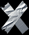 DUCT TAPE letter X