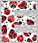 Ladybug type letter E