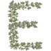 Thyme letter E design