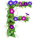 Letter F in Morning Glory type design