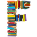 BOOKS letter F design
