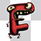 Ogres type letter F