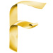 Letter F in Ribbon type design