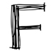 Script letter F