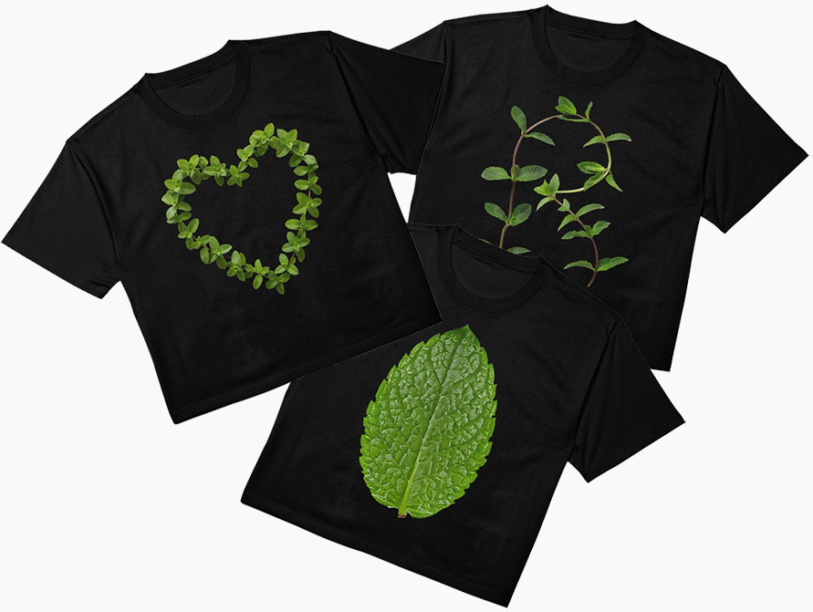 Mint letter t-shirts for all ages
