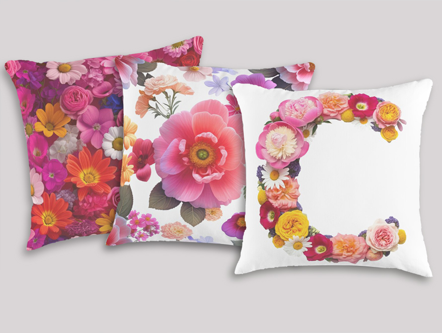 Summer Flowers Pillows