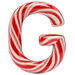 Candy Cane letter G