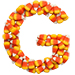 Candy Corn letter G