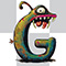 Ogres type letter G