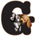 Puppies type letter G