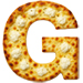 White Pizza type letter G