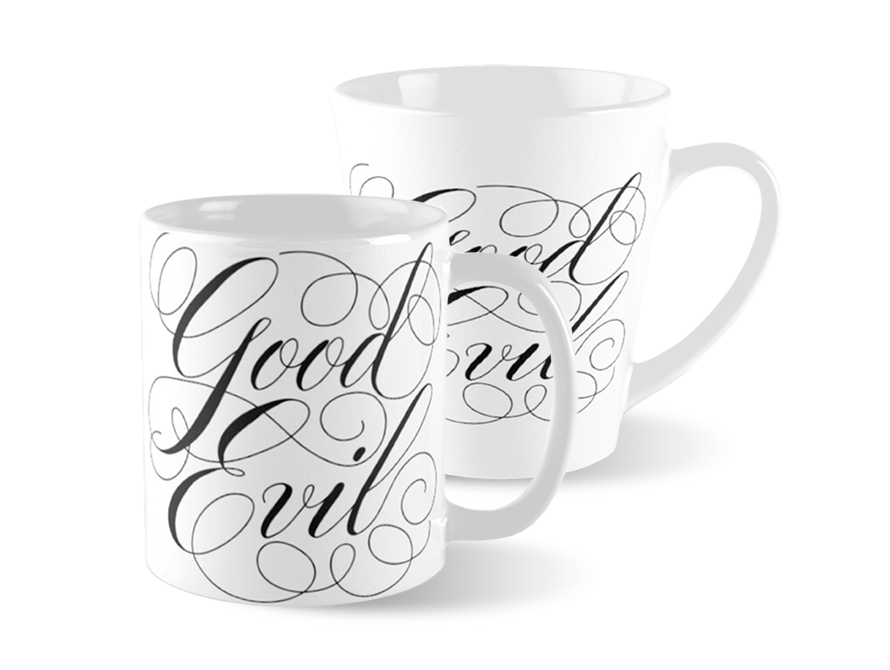 Script Words Mugs